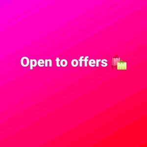 Open to offers 🤗